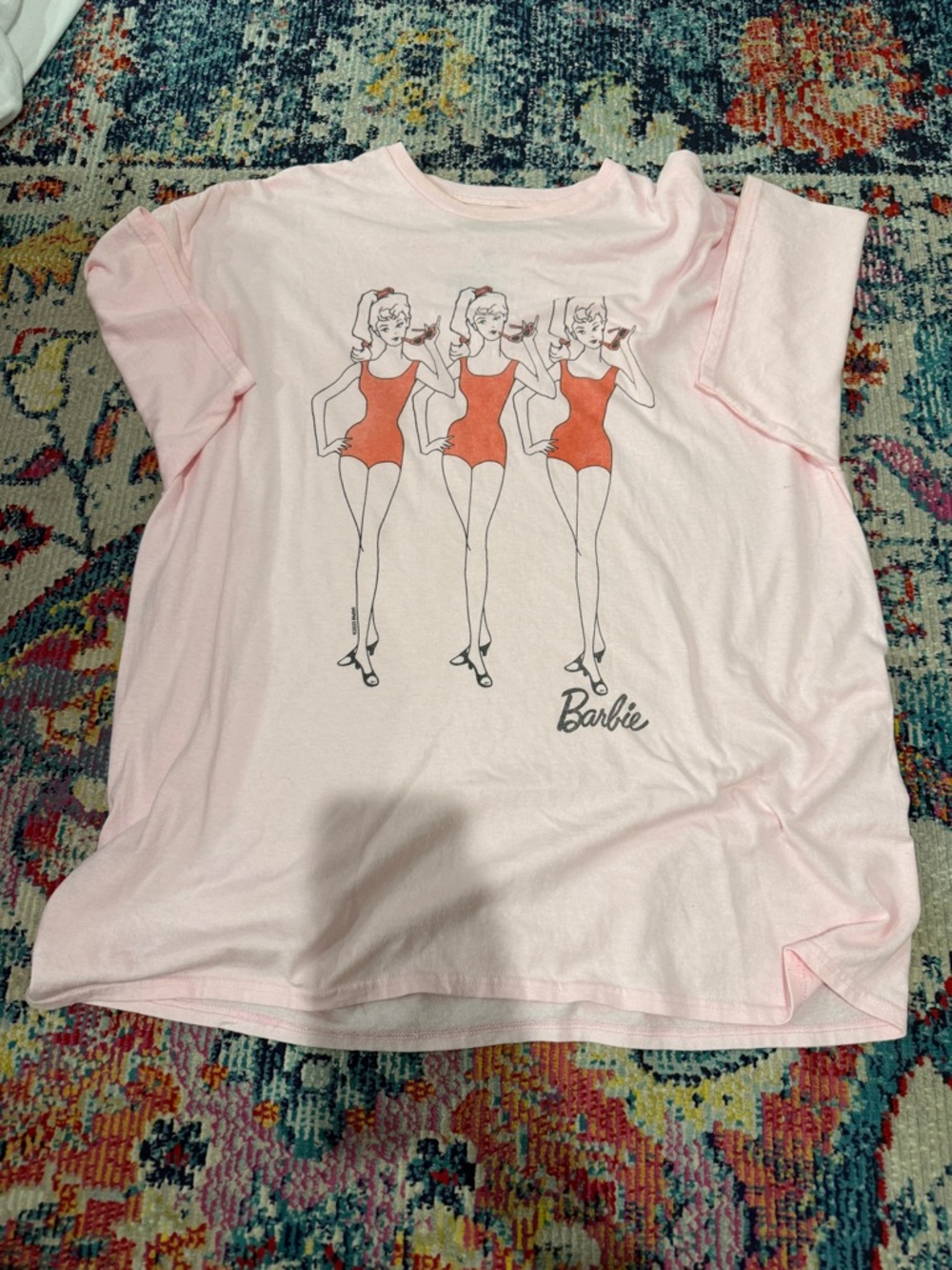 Urban Outfitters Barbie Pink Graphic Tee